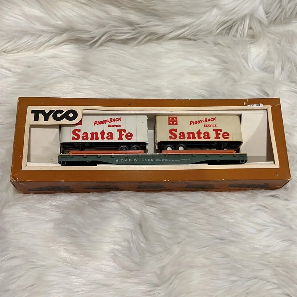 Rare Vintage TYCO Original Box Bundle 4 Scale Train Advertisement Company